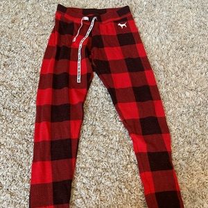 PINK Plaid Pajama Pants